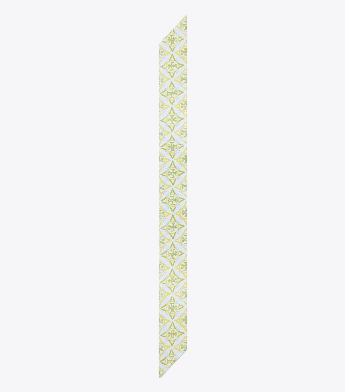 Mosaic Monogram Double-Sided Silk Ribbon Tie