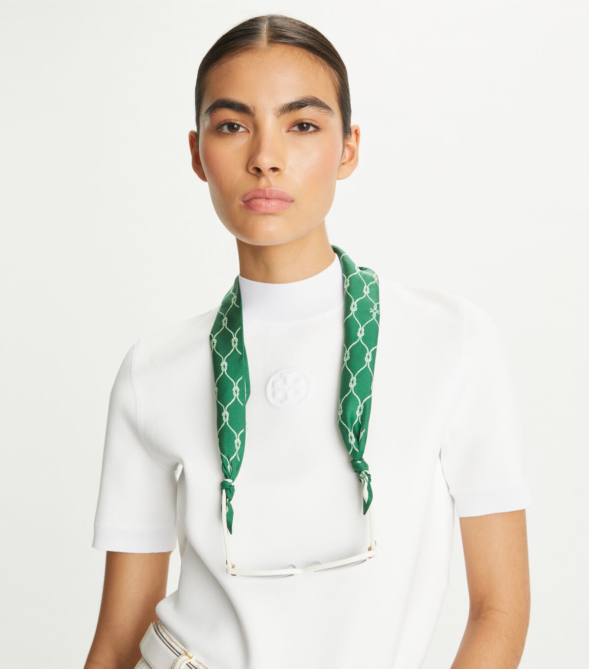 tory burch rope ribbon tie