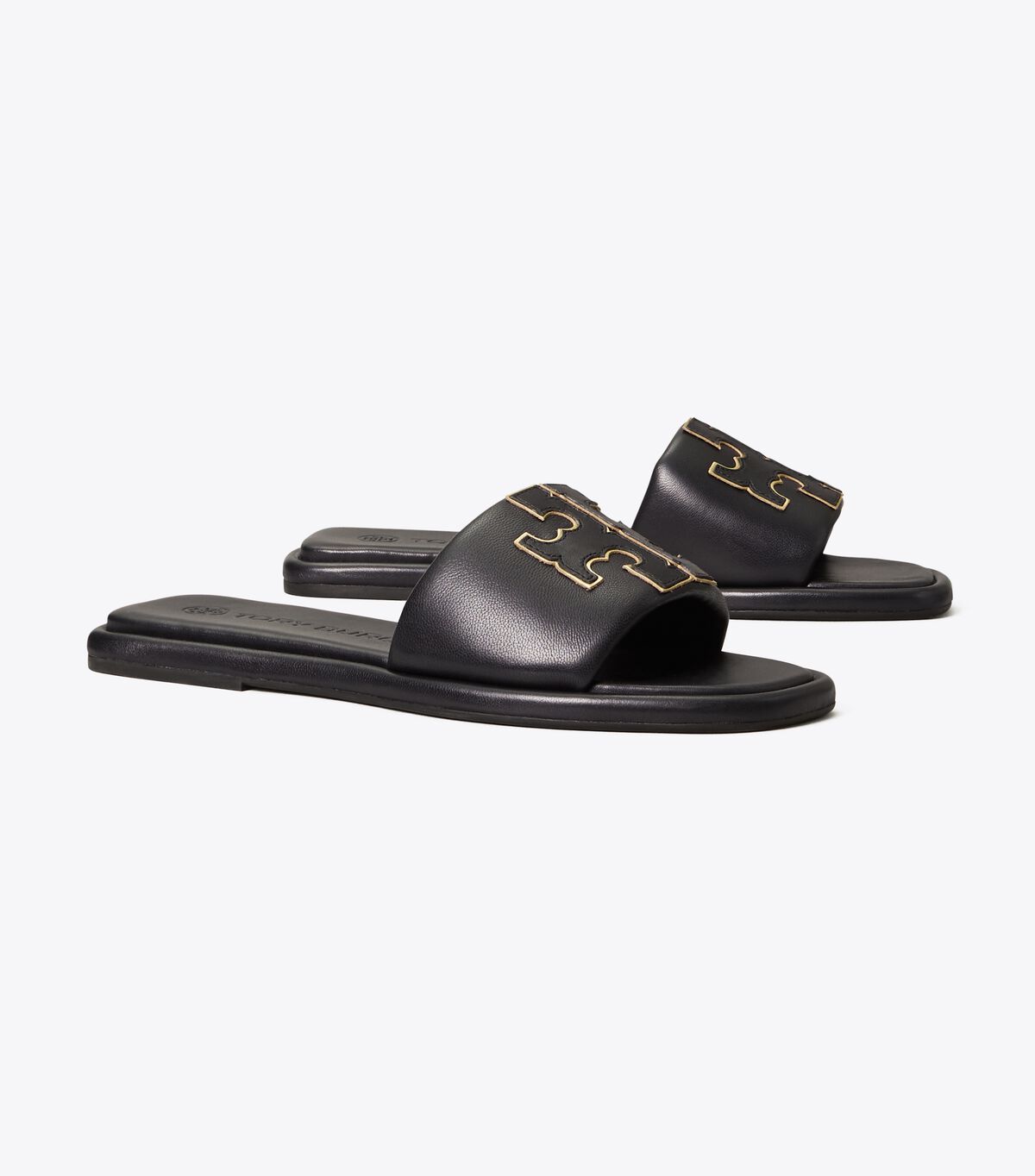 tory burch double t sport slide