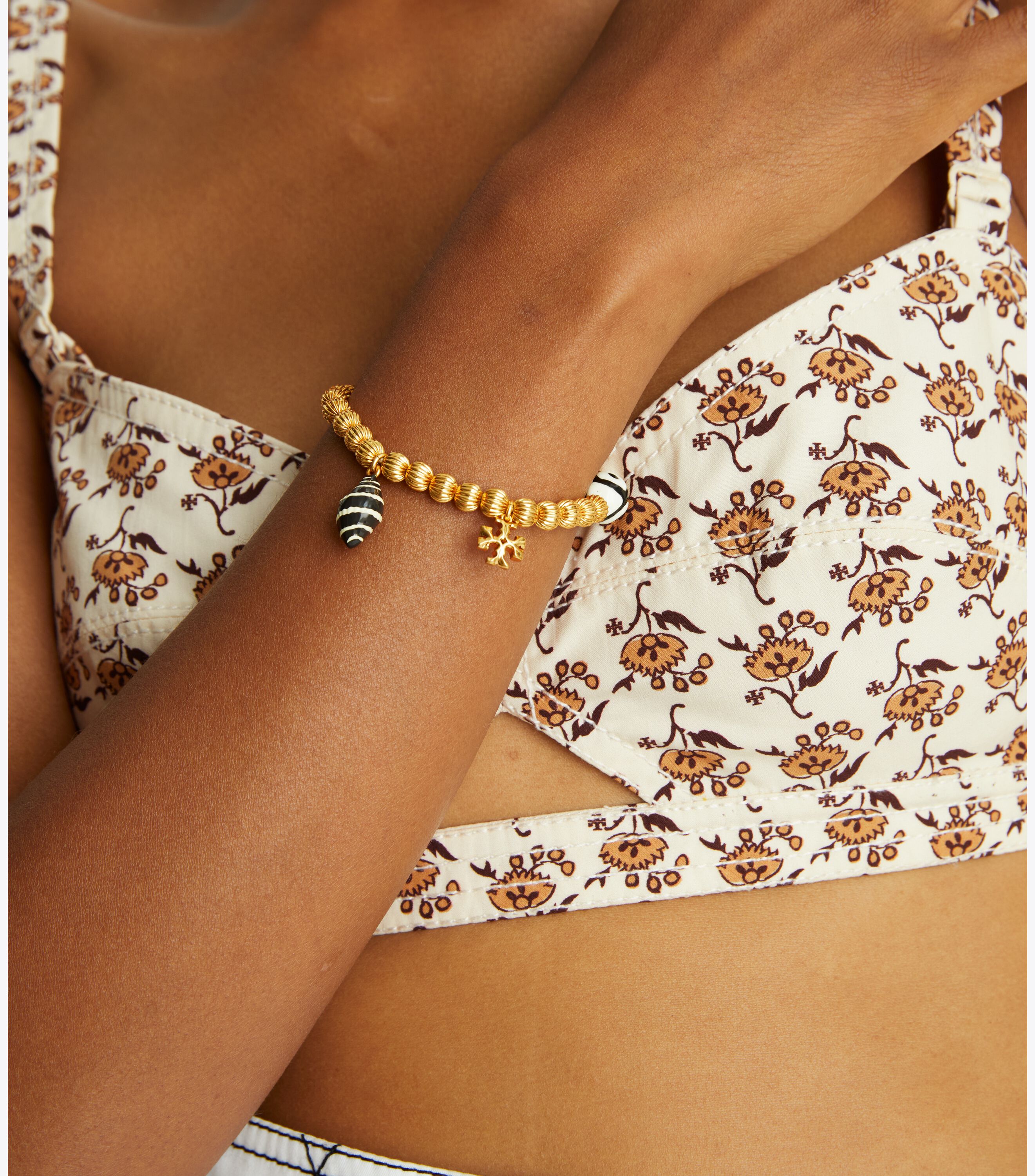 Tory burch beaded bracelet clearance