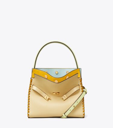 Small Lee Radziwill Whipstitch Double Bag