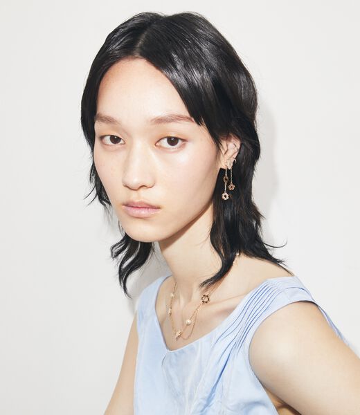 tory burch أقراط خطية فورجت مي نوت