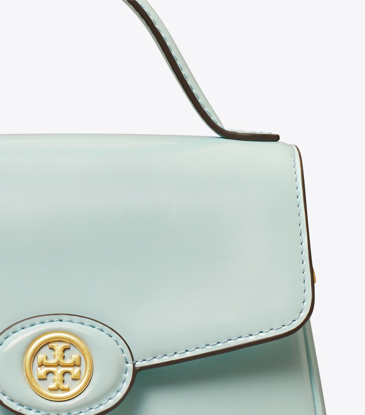 tory burch small robinson spazzolato top handle bag
