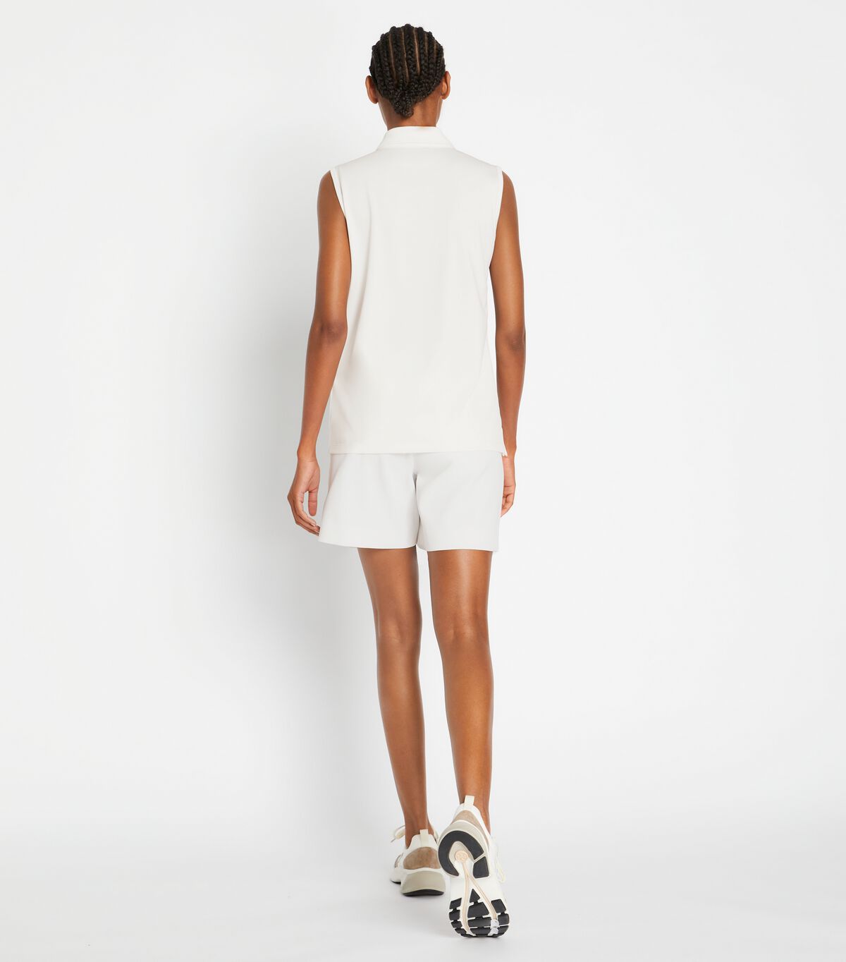 tory burch tech twill ruffle skort