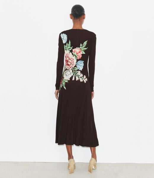 tory burch printed jersey dress