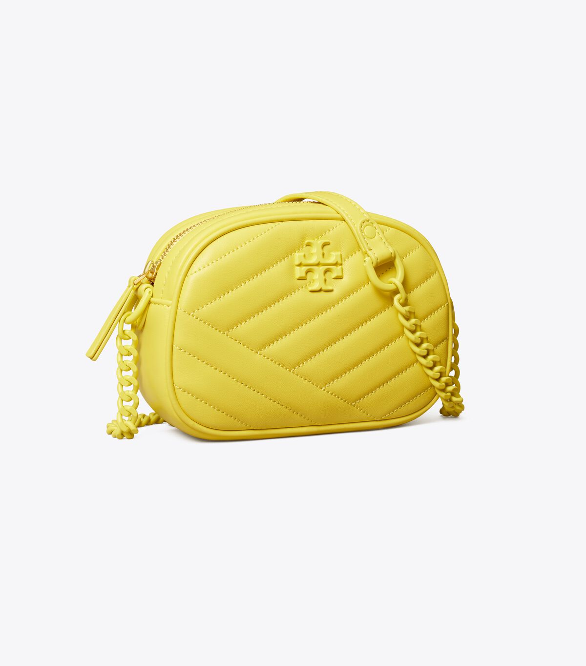 KIRA CHEVRON POWDER COATED SMALL CAMERA BAG