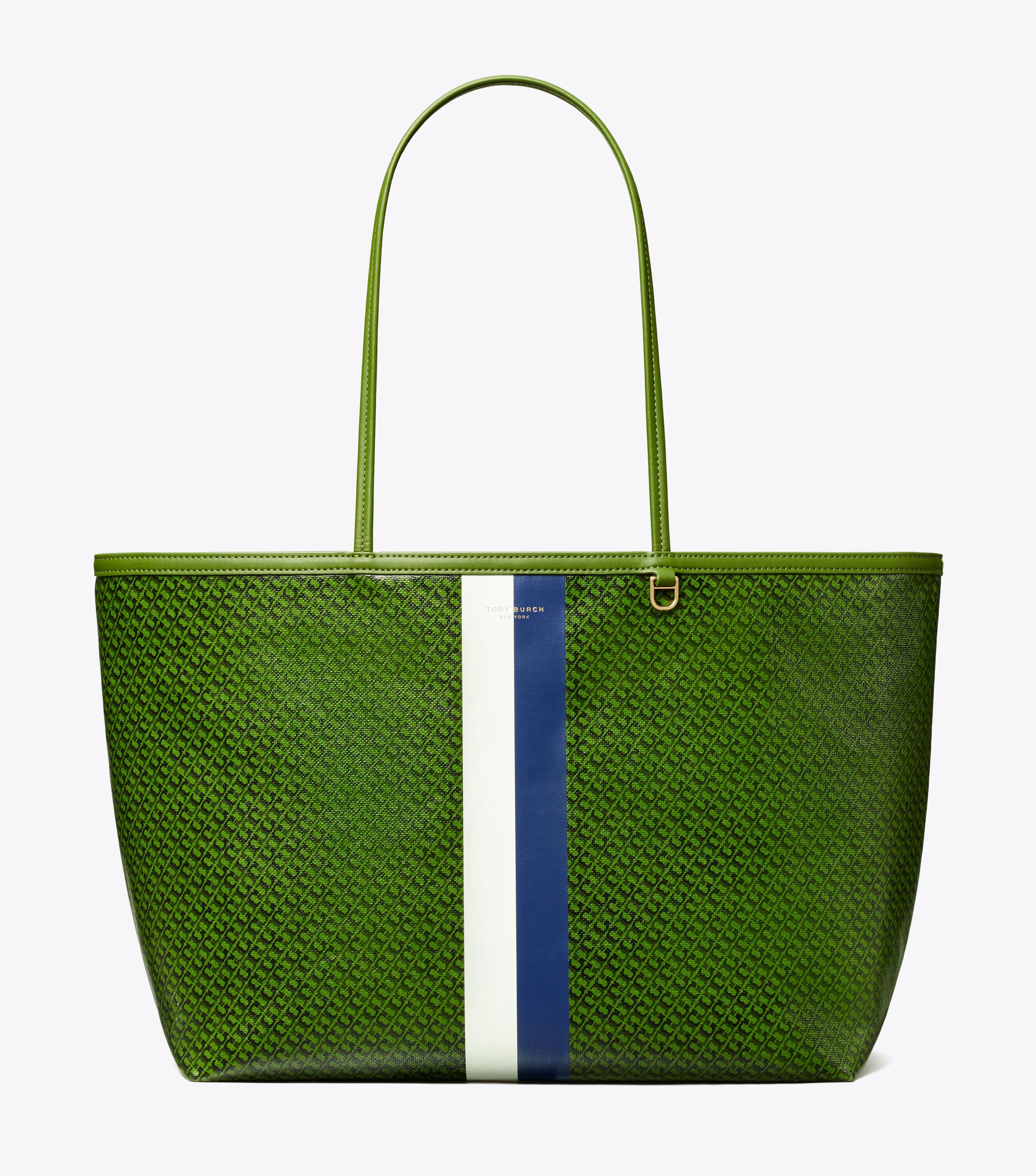 Racer Tote, Green Printed | Tory Burch KSA