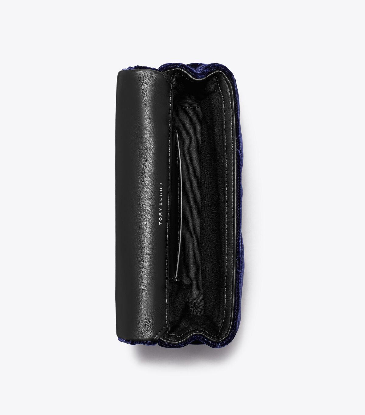 tory burch حقيبة ميني كيرا دايموند المخملية المبطنة