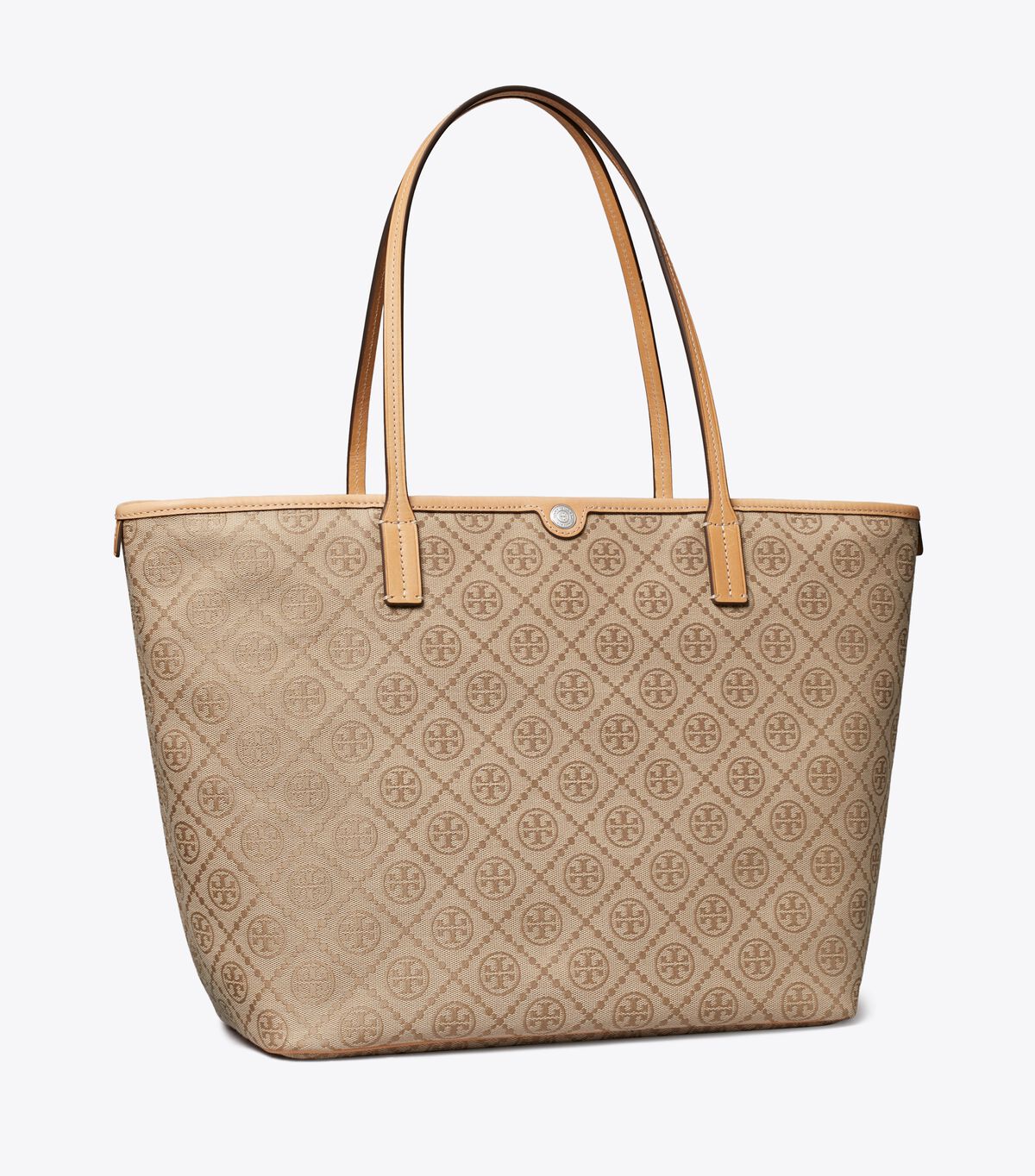 tory burch t monogram zip tote