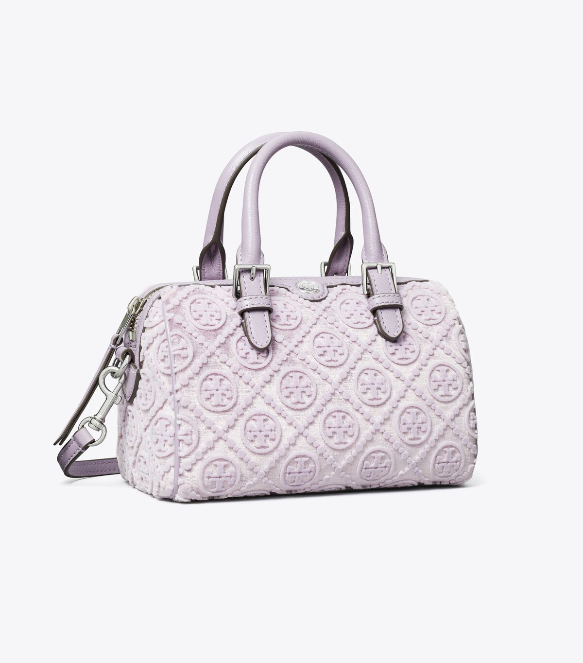 tory burch t monogram fil coupe petite barrel bag