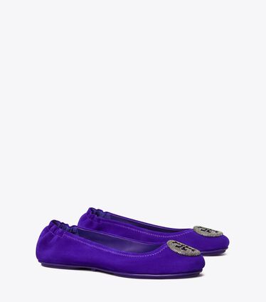 Minnie Travel Ballet Flat, Pavé 