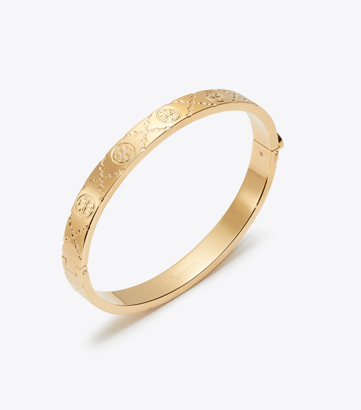 tory burch t monogram hinge bracelet