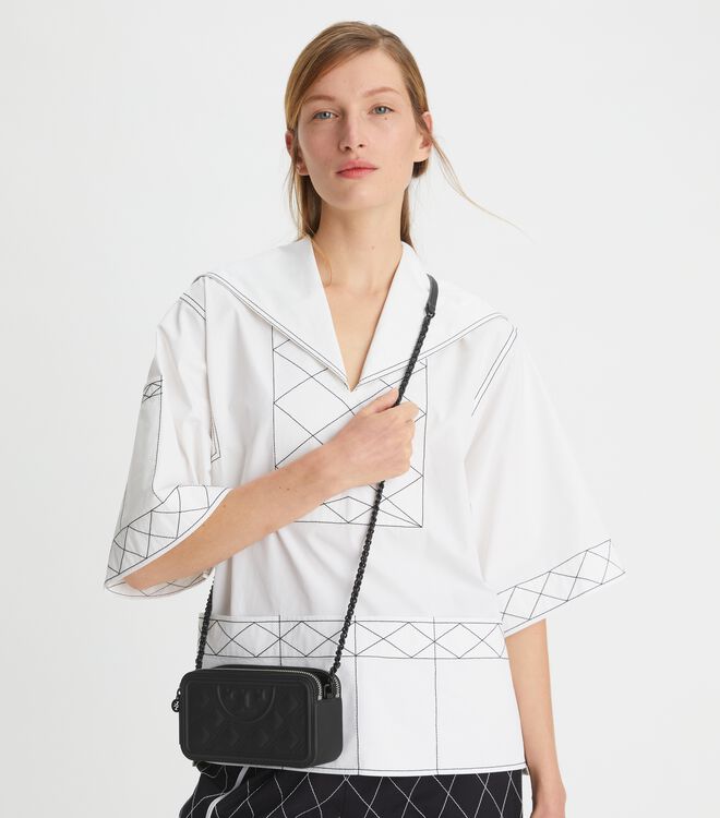 Tory burch fleming double zip