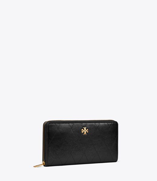tory burch charlie quilted zip continental wallet