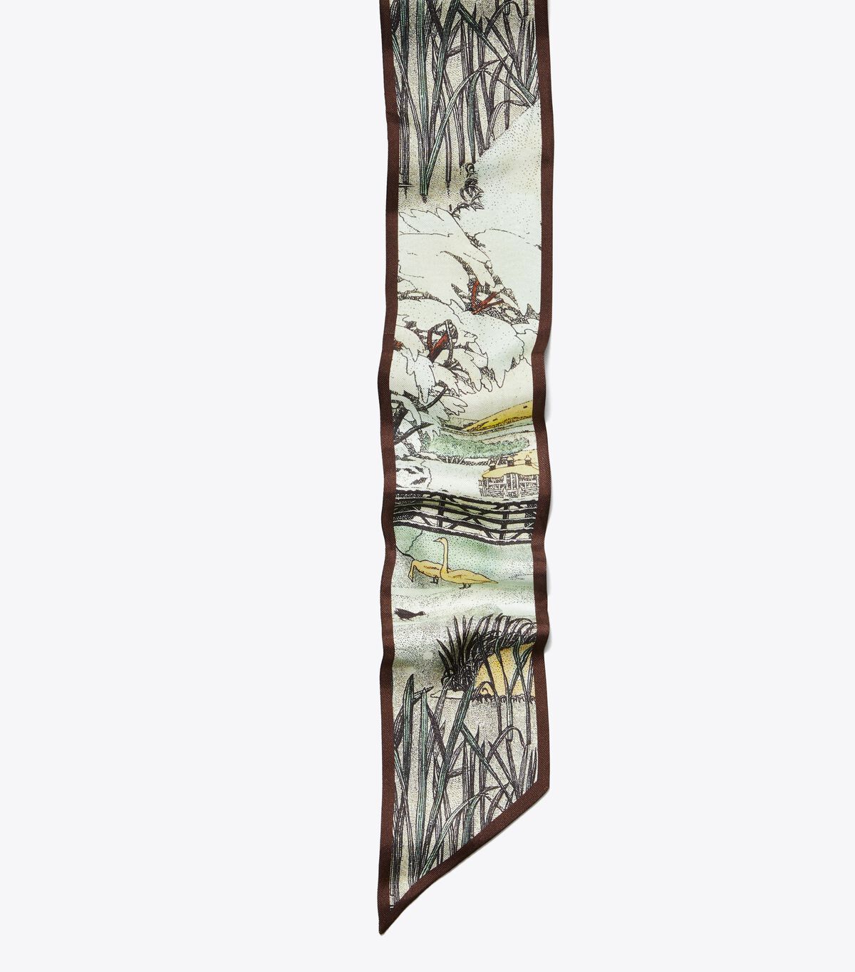 tory burch forest ribbon tie