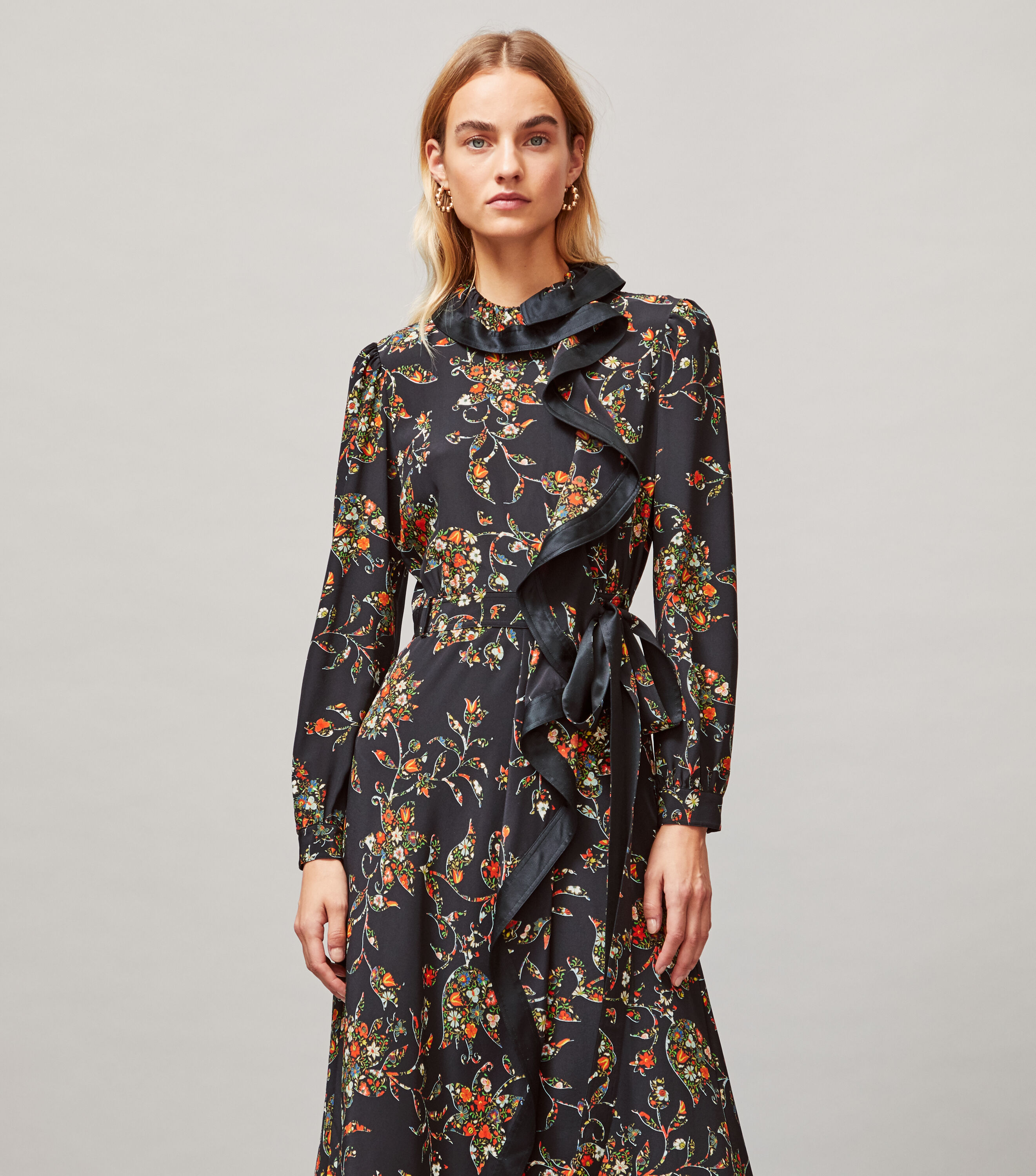 Tory burch sale printed wrap dress