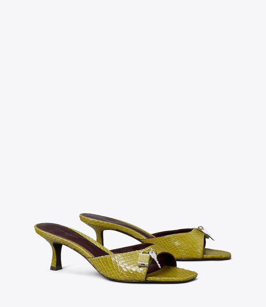 tory burch lock kitten heel sandal