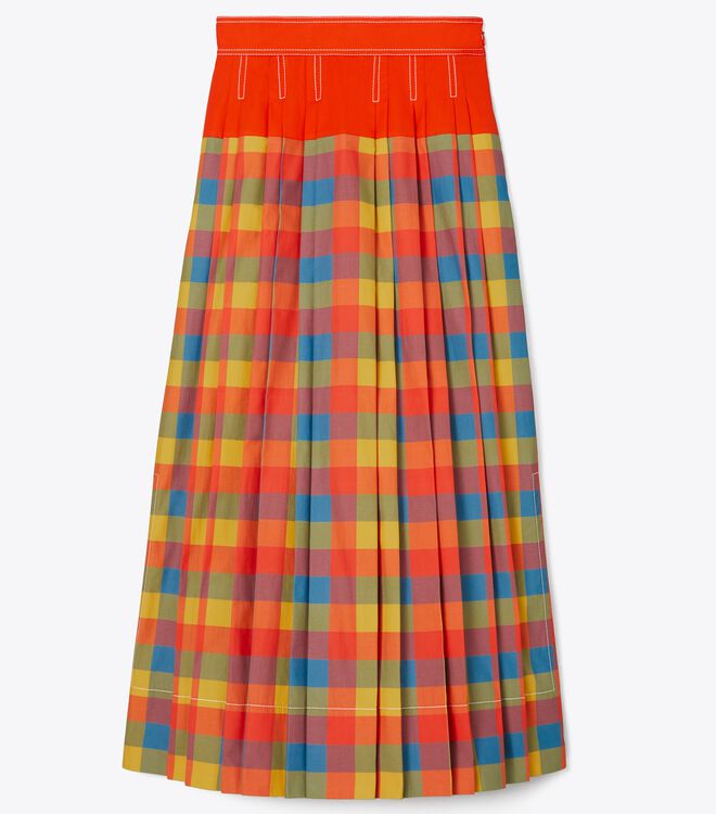 Veronica Plaid Pleated Skirt