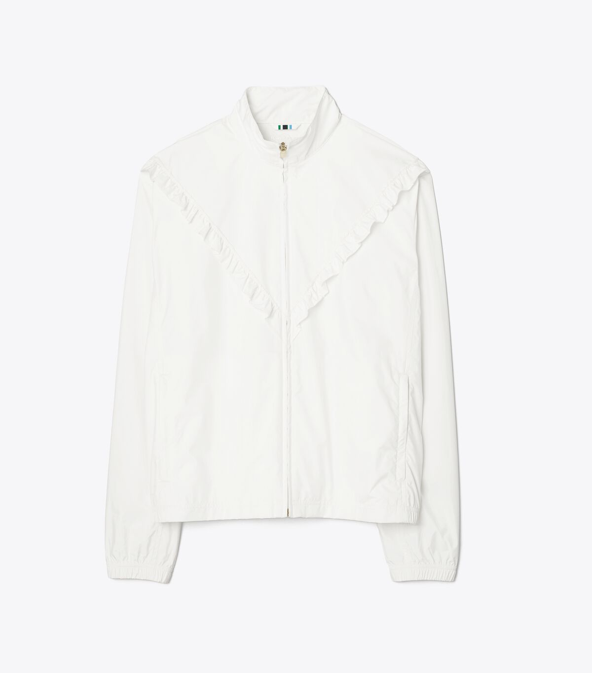 tory burch ruffle windbreaker