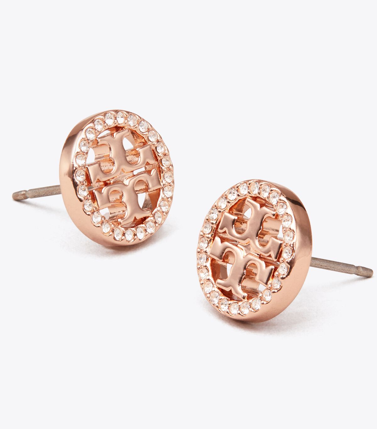 tory burch miller pave stud earring