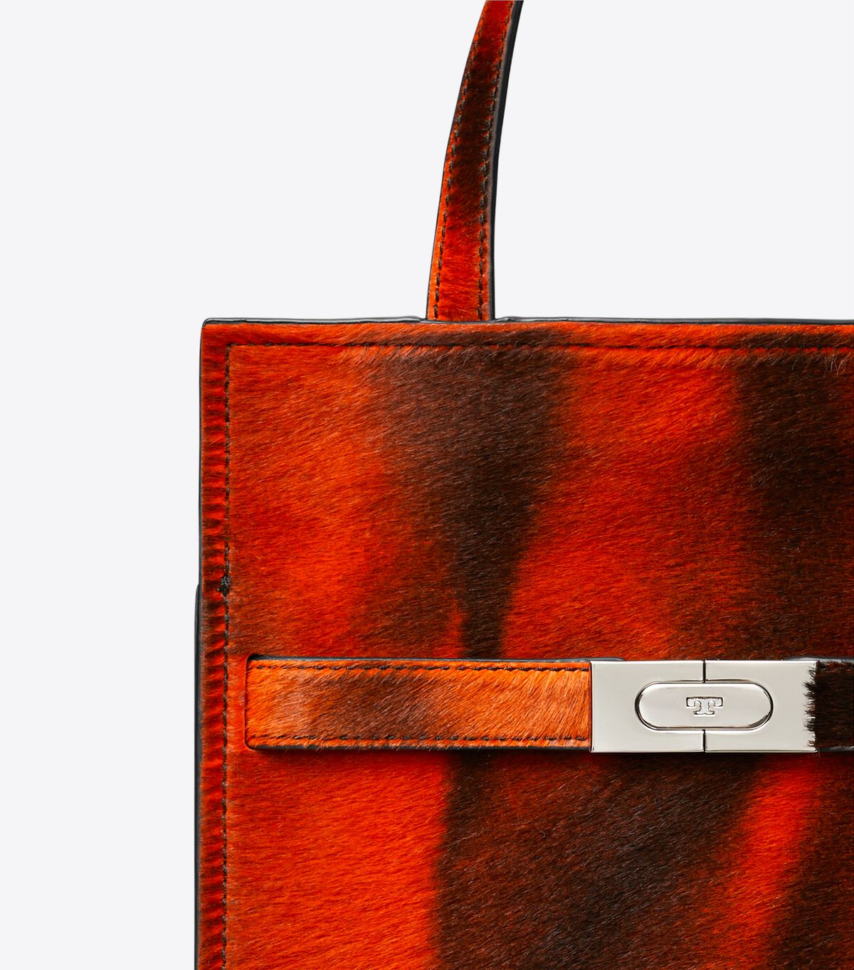 tory burch small lee radziwill calf hair shopper