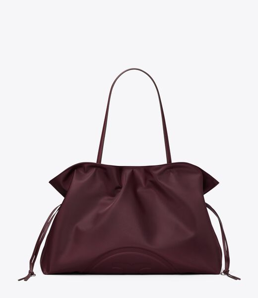 tory burch ella nylon drawstring tote