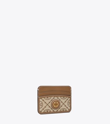 T Monogram Jacquard Card Case
