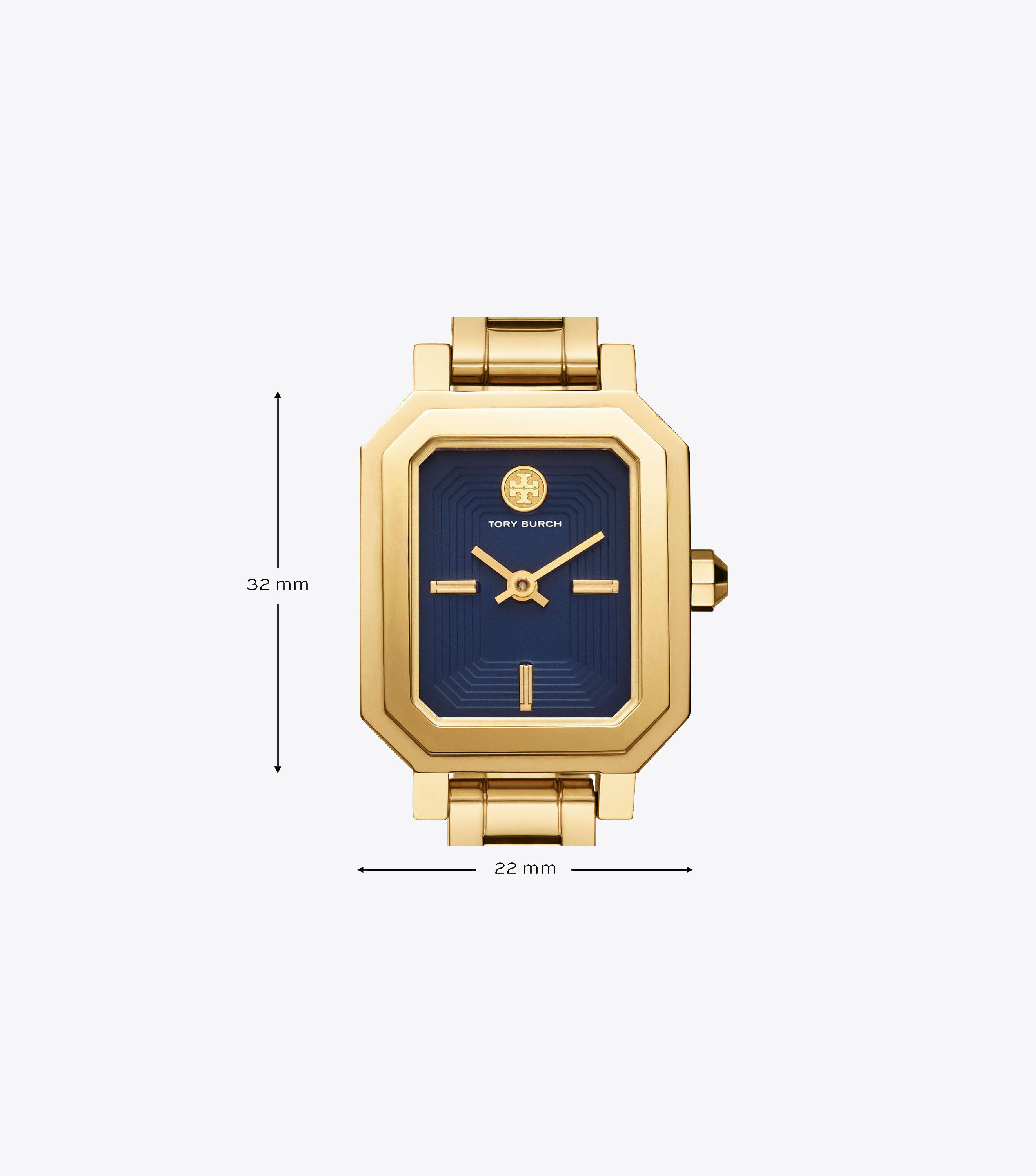 Tory burch robinson mini watch top