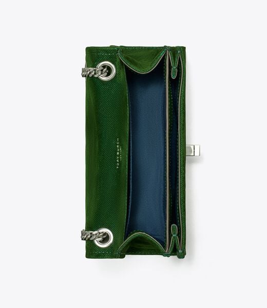 tory burch mini kira turnlock flocked shoulder bag