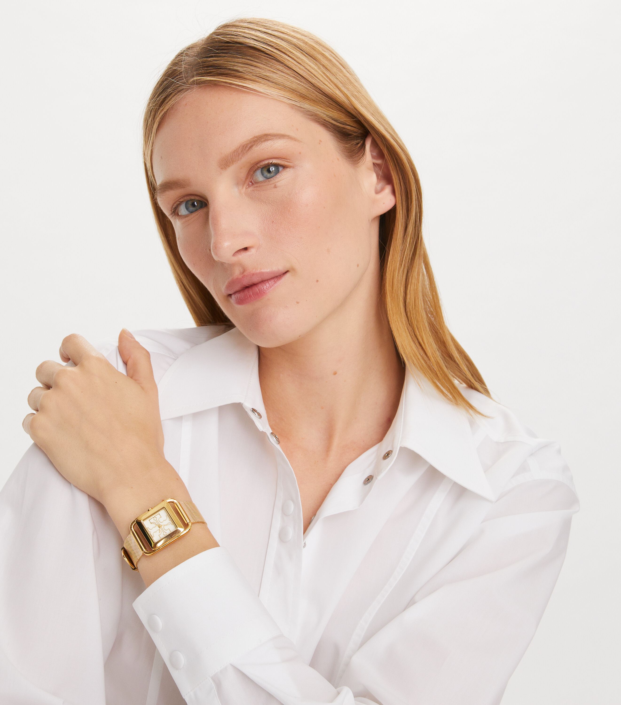 Tory burch robinson mesh bracelet watch outlet