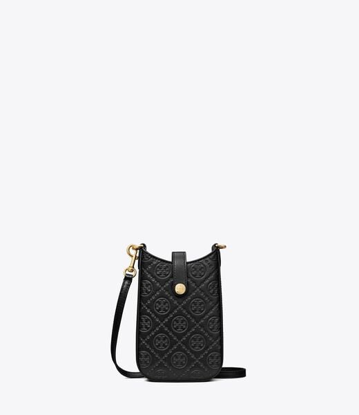 tory burch t monogram leather phone crossbody