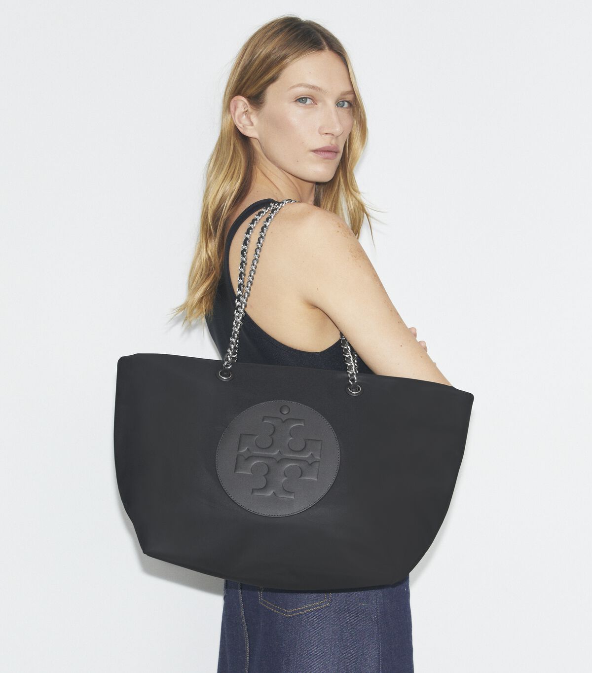 tory burch ella chain tote