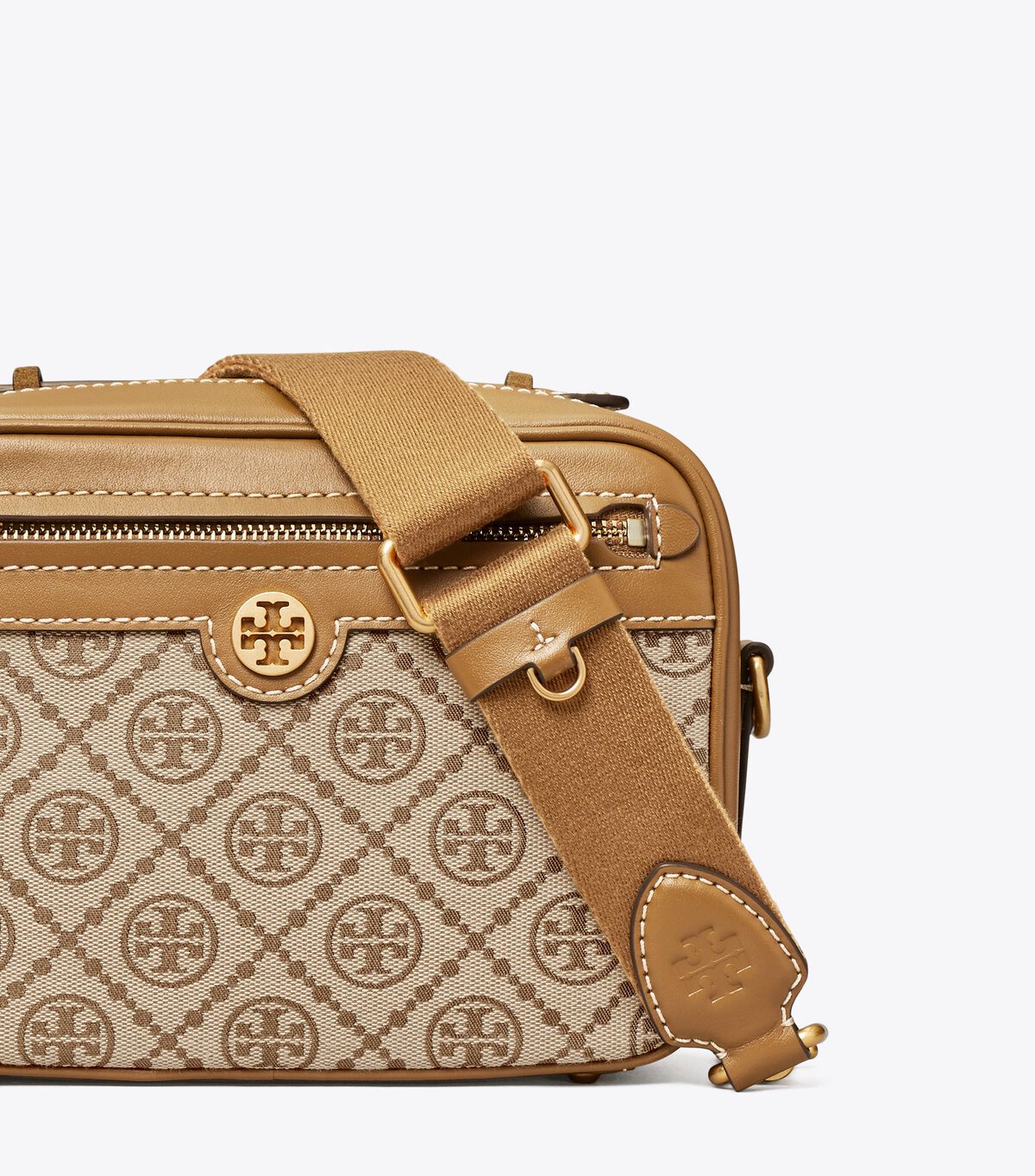 tory burch t monogram jacquard camera bag