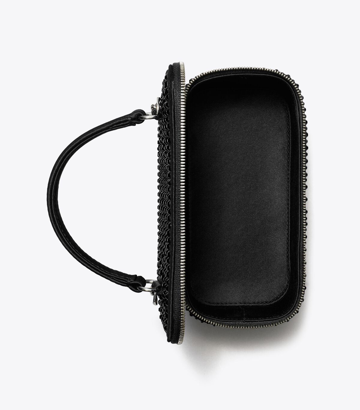 tory burch kira embellished satin vanity case