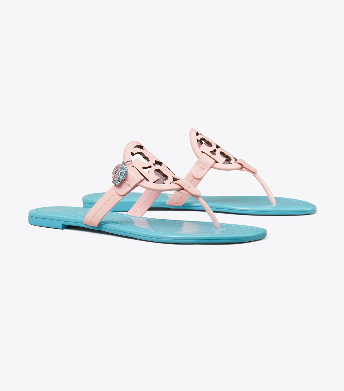 tory burch tb x bonbon miller patent charm sandal