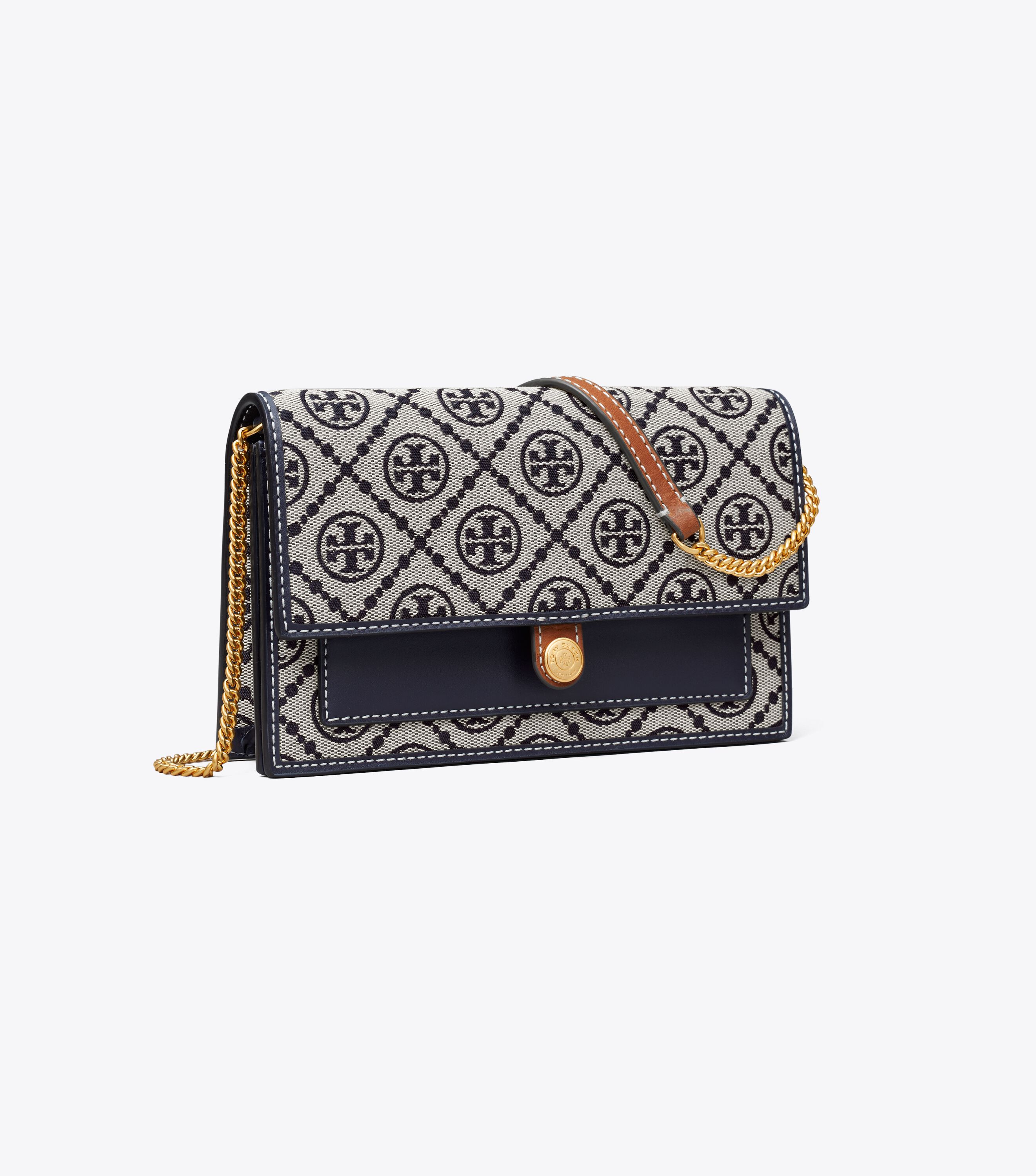 Tory Burch T Monogram Chain Wallet Tory Burch KSA