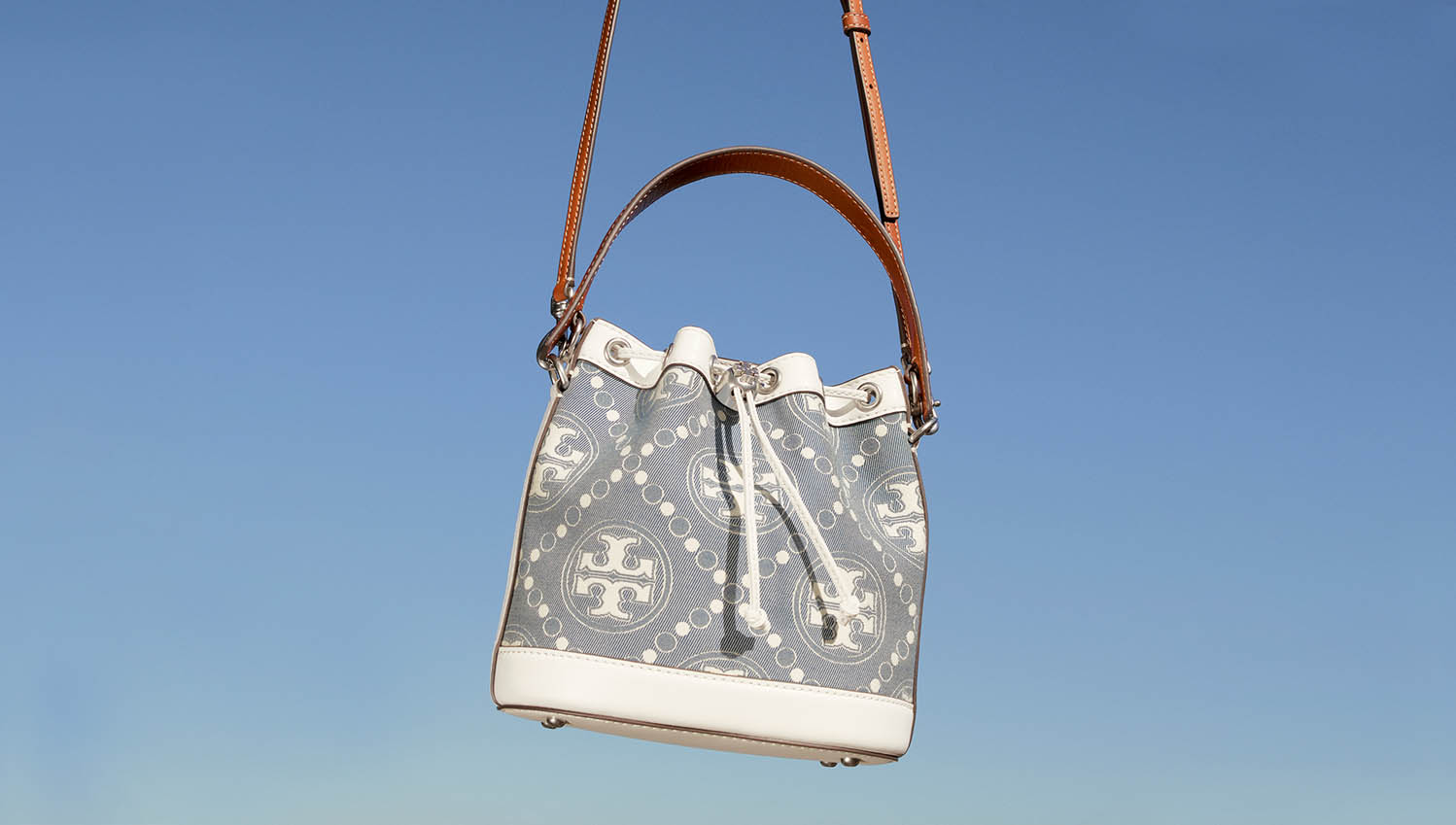 T Monogram Bucket Bag
